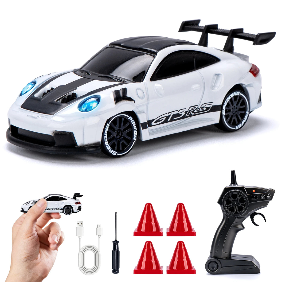 日本で大人気!1/64 ポルシェ ドリフトラジコン🏎️