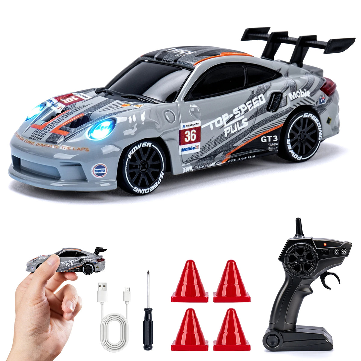 日本で大人気！1/64 ポルシェ ドリフトラジコン🏎️